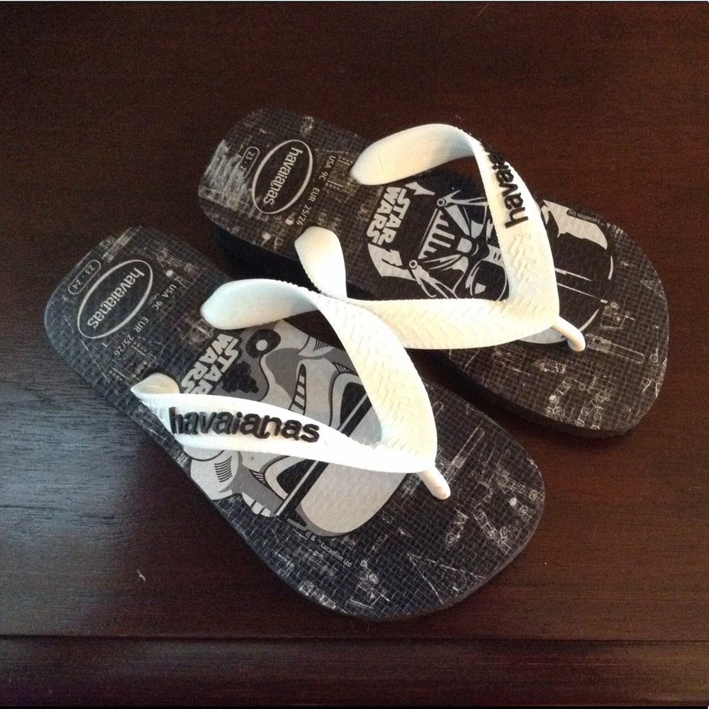 Toddler boys Havianas flip flops Star Wars